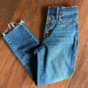 Madewell Perfect Vintage Crop Jean Size 25